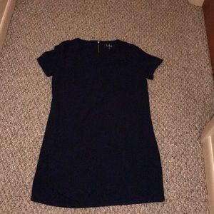 Lulus perfect condition shift and shout navy dress